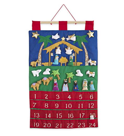 Fabric Nativity Advent Calendar