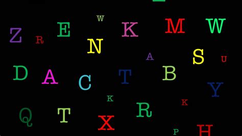 Wallpaper letters, alphabet, colorful, pattern hd, picture, image