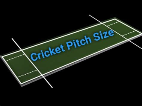 How to Mark Cricket Pitch | Cricket Pitch Measurement & Tool Real Size of Cricket Pitch Pitch ...