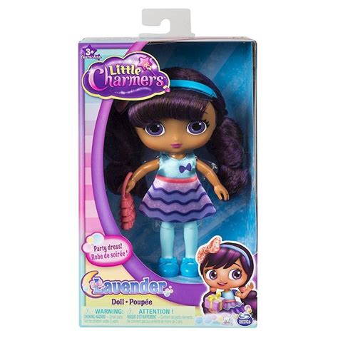 Little Charmers, Party Dress Lavender Doll - MyDeal