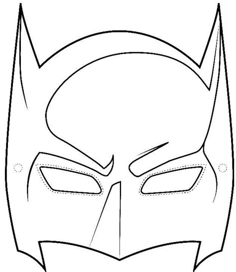 Free Batman Mask Template Superhero Mask Template, Superhero Masks ...