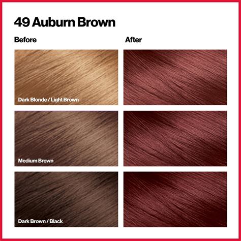 Revlon ColorSilk Beautiful Permanent Hair Color, 49 Auburn Brown, 1 Count - Walmart.com | Revlon ...