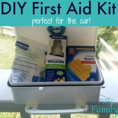 DIY first aid kit - Your Modern Family