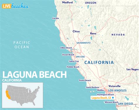 Map of Laguna Beach, California - Live Beaches