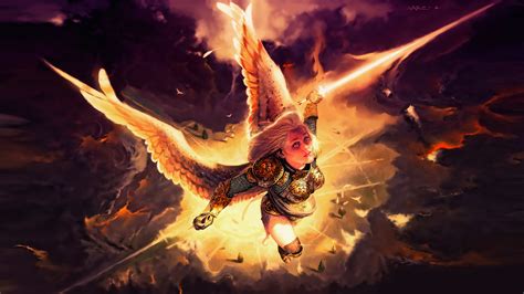 Gold Angel Fantasy Girl With Wings 4k, HD Fantasy Girls, 4k Wallpapers ...