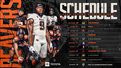 Go Beavs - 10 for '20 - the Oregon State Football schedule...