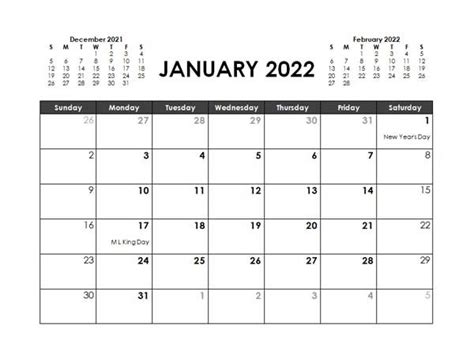 2022 Monthly Planner Word Template - Free Printable Templates