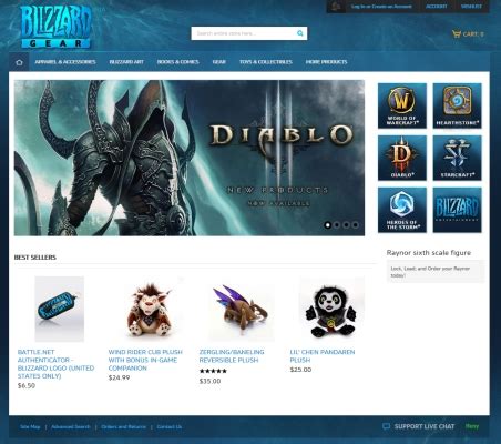 Blizzard Gear Store Re-Opens | MMOHuts