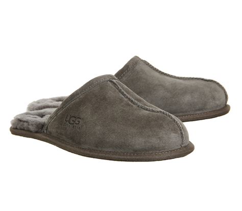 Ugg Scuff Slippers in Gray for Men | Lyst