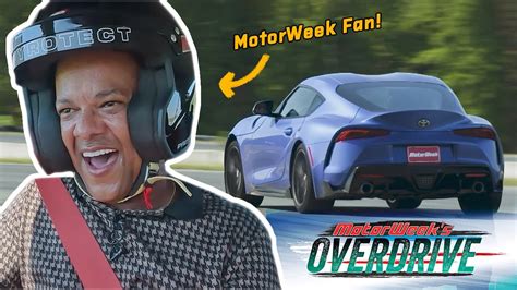 We give a MotorWeek Fan a THRILLING day at the track! | MotorWeek's Overdrive - YouTube