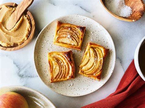 Miso Maple Apple Puff Pastry Tart - by Carolina Gelen