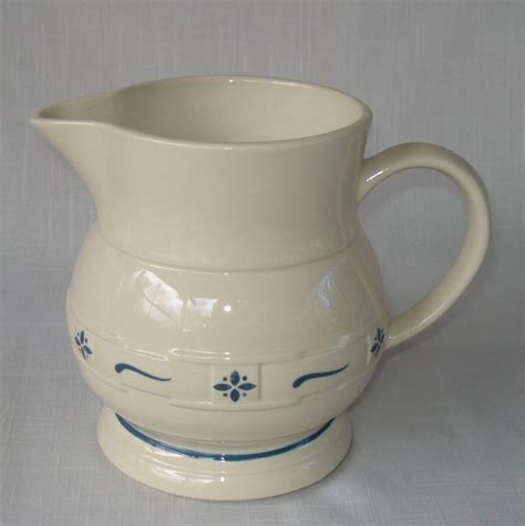 Longaberger Pottery Woven Traditions Classic Blue Beverage