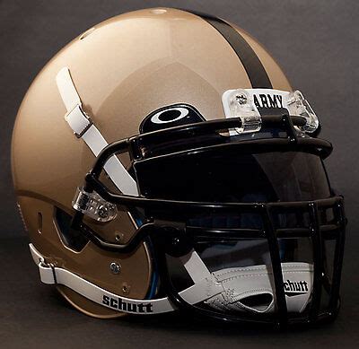 *CUSTOM* ARMY BLACK KNIGHTS NCAA Schutt XP Authentic GAMEDAY Football ...