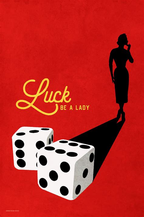 Luck Be A Lady Poster Lady Luck Frank Sinatra Poster - Etsy