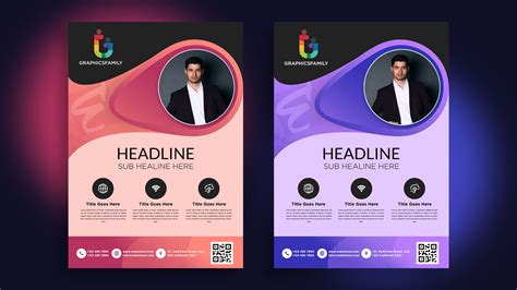 Free Creative A4 Flyer Design Template – GraphicsFamily