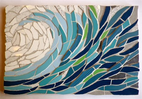 Felicity Ball mosaics: How I made a wave mosaic