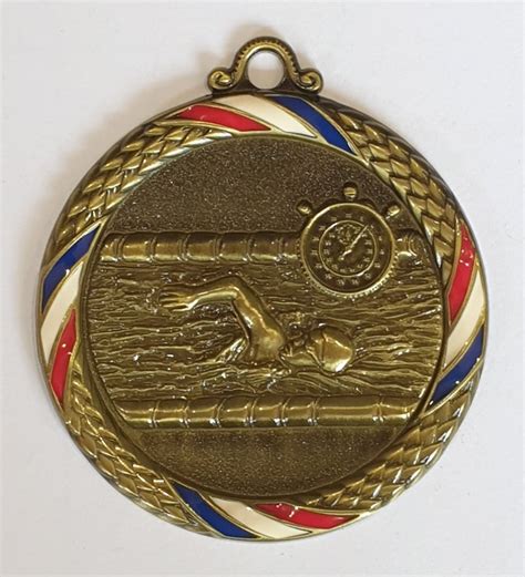 SWIMMING MEDAL – USA Series – Gold – Mrmedals