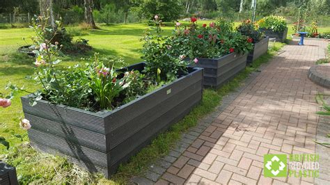 Recycled Plastic Planters and Raised Beds