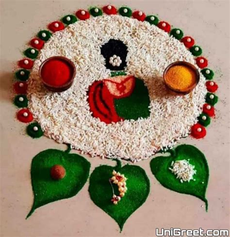 2023 Makar Sankranti Special Rangoli Designs Images Photos