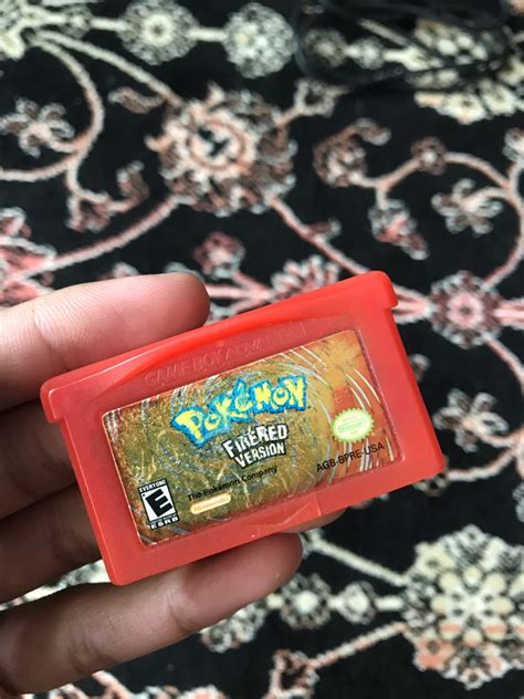 Pokemon Fire Red Cartridge, Video Gaming, Video Games, Nintendo on Carousell