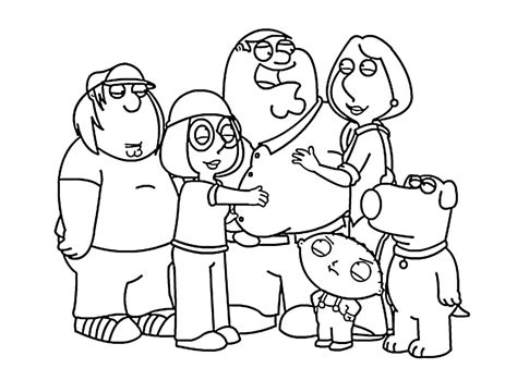 Cat Family Coloring Pages at GetColorings.com | Free printable ...