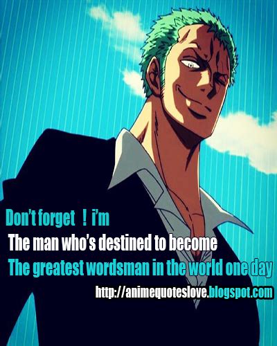 one piece quotes: roronoa zoro quotes