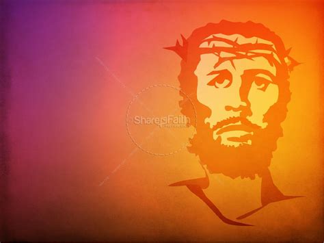 Jesus on the Cross PowerPoint Template | Clover Media