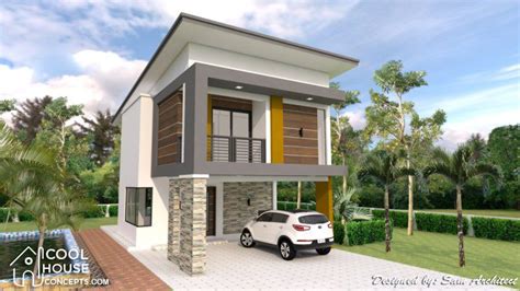 Two Storey House Plan with 3 Bedrooms & 2-Car Garage - Cool House Concepts