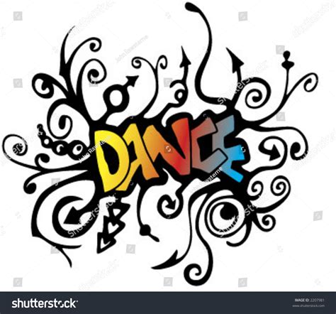 Dance - Graffiti Style - Vector - 2207981 : Shutterstock