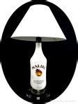 “All Lit Up” Upcycled Malibu Rum Liquor Bottle Lamp with Lamp Shade – The Bottle Upcycler