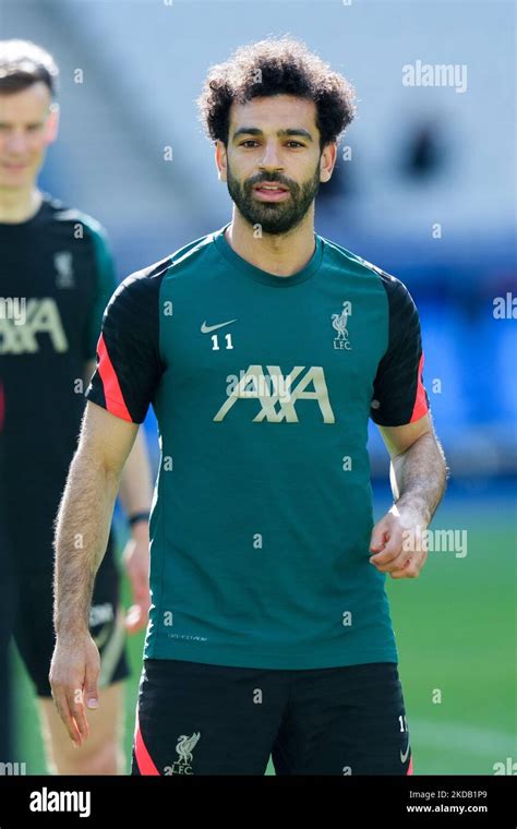 Mohamed Salah of Liverpool FC during Liverpool training before The UEFA ...