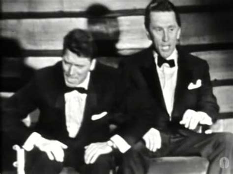 Kirk Douglas and Burt Lancaster: 1958 Oscars - YouTube