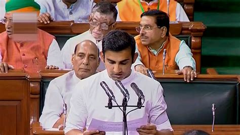 Winter session: Missed in committee meeting, Gautam Gambhir surfaced in ...