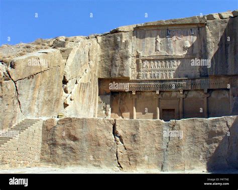 5824. Tomb of Xerxes III. In Persepolis. Xerxes (Artaxerxes or Darius –born 425 - 338 BC) King ...