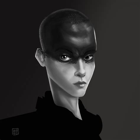 Furiosa digital painting on Behance