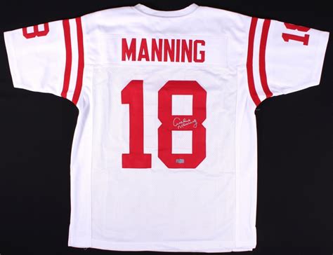 Archie Manning Signed Ole Miss Throwback Jersey (Radtke COA) | Pristine ...