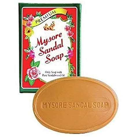 Amazon.com : MYSORE Mysore Sandal Soap for Long Term Skin Benefits 75gm : Beauty & Personal Care