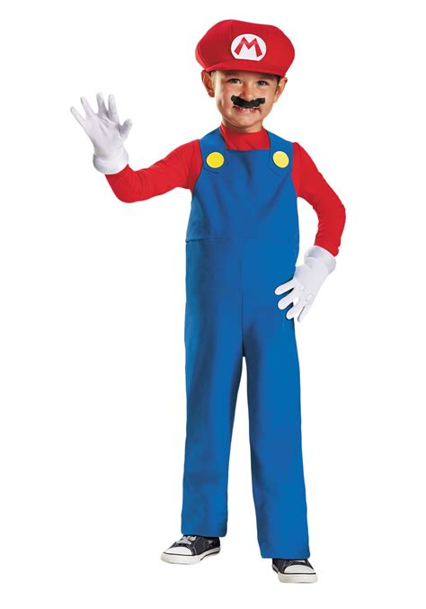 Super Mario Bros Mario Halloween Costume for Toddlers