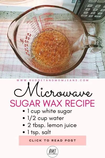 Easy Microwave Sugar Wax For Removing Unwanted Hair in 2021 | Sugar wax ...