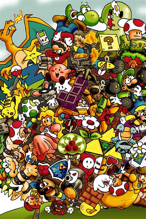 🔥 [50+] Nintendo Characters Wallpapers | WallpaperSafari