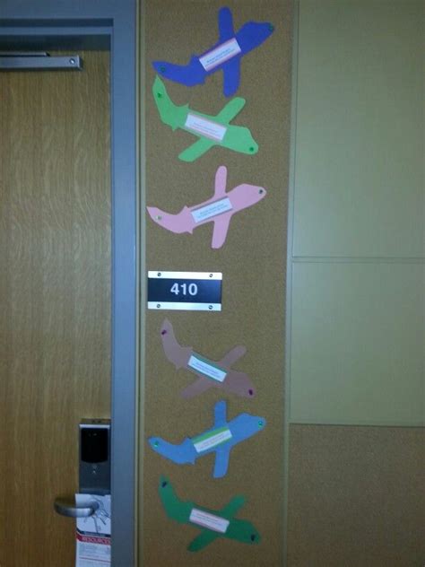 Airplane door decs | Door decorations, Door decs, Apartment door