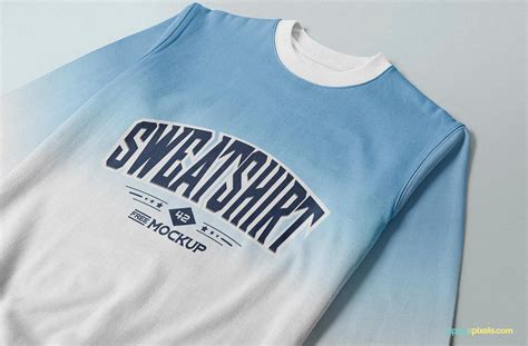 Free Crewneck Sweatshirt Mockup | ZippyPixels