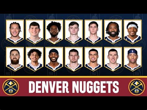 Update 18 Aug Denver NUGGETS Roster 2023/2024 - Player Lineup Profile ...