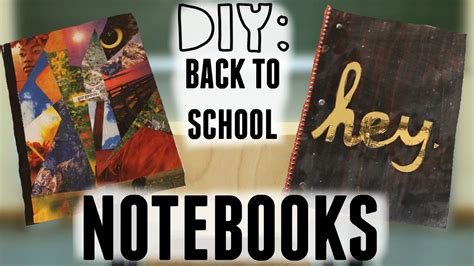 DIY: PERSONALIZED NOTEBOOKS | BACK TO SCHOOL - YouTube