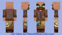 Fisherman Villager Minecraft Skin