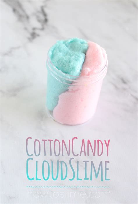 How to make Cotton Candy Cloud Slime - How to Slime