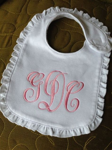 Monogrammed Baby Bib | Etsy | Monogrammed baby bibs, Monogram, Baby bibs