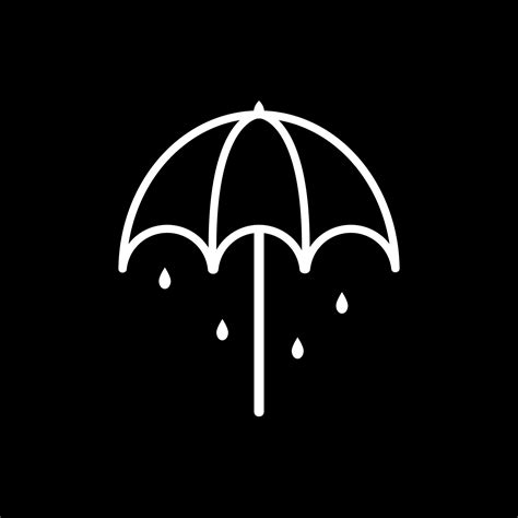 an umbrella with the words bring me the horizon that's the spirit