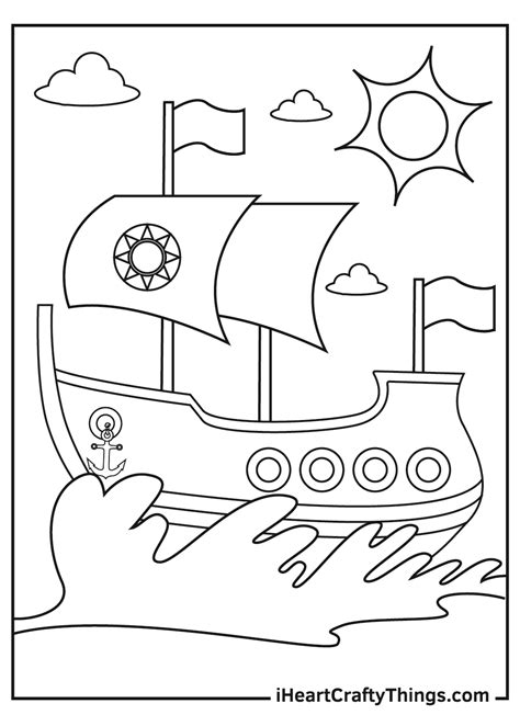 Ships And Boats Coloring Pages (Updated 2021)