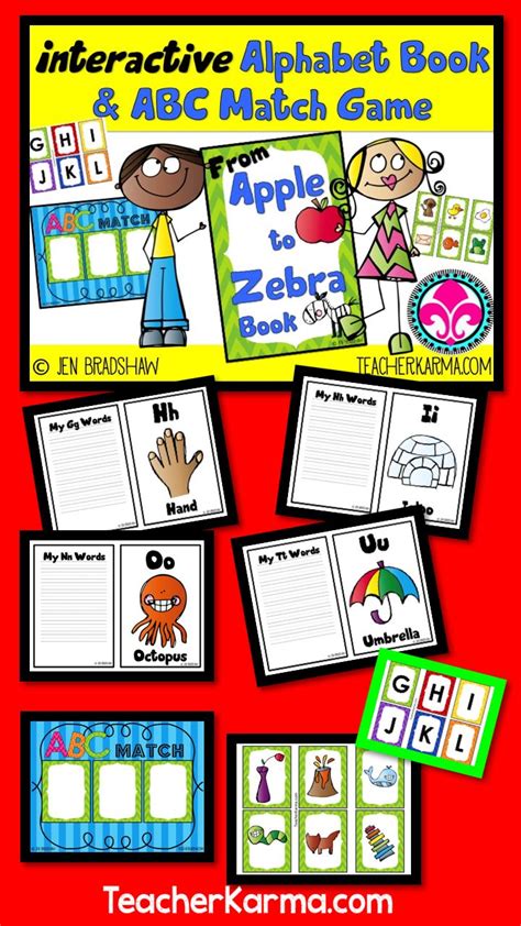 Interactive Alphabet ~ ABC Game ~ Letter Sounds ~ Apple to Zebra ...